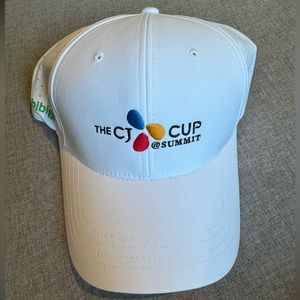 The CJ Cup @ Summit bibigo Golf Cap size mqum NWOT